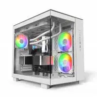 Кутия Montech KING 65 Pro Mid-tower Case ARGB White