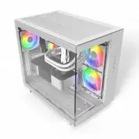 Кутия Montech KING 65 Pro Mid-tower Case ARGB White
