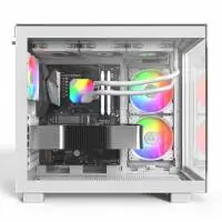 Кутия Montech KING 65 Pro Mid-tower Case ARGB White