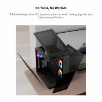 Кутия Montech KING 65 Pro Mid-tower Case ARGB Black