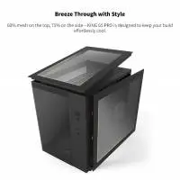 Кутия Montech KING 65 Pro Mid-tower Case ARGB Black