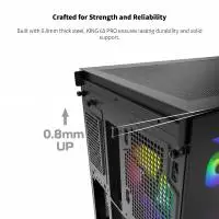Кутия Montech KING 65 Pro Mid-tower Case ARGB Black
