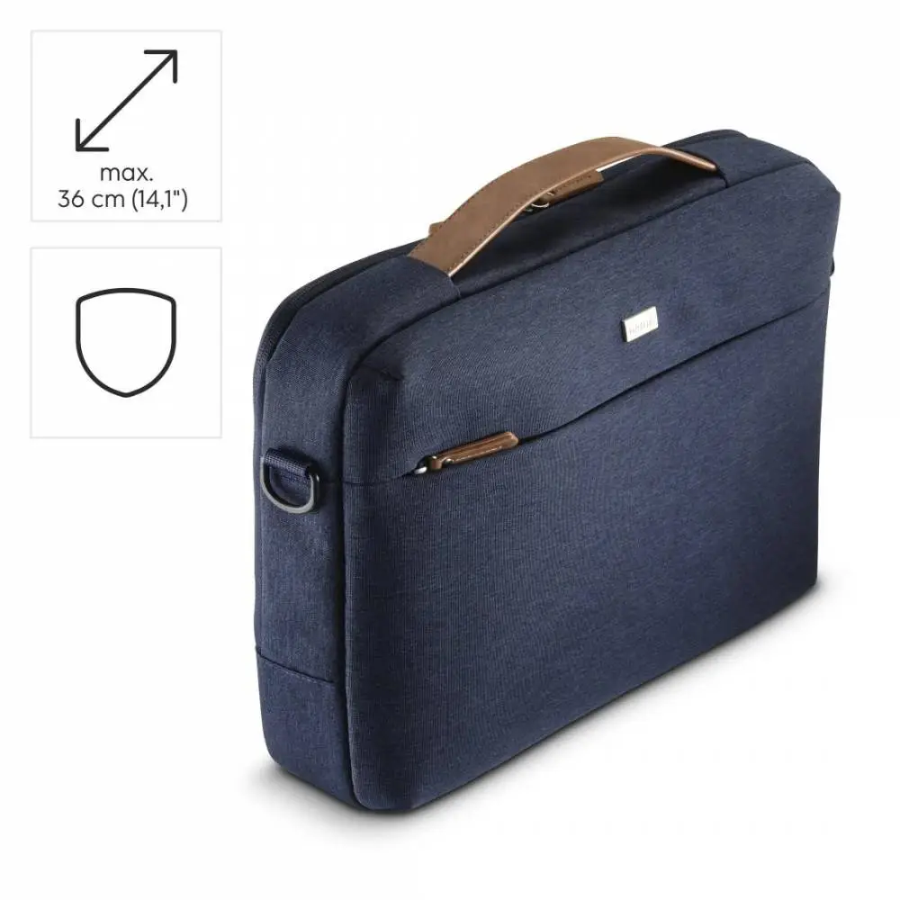 HAMA Чанта за лаптоп "Casual", от 34 до 36 cm (13.3" - 14.1"), Син