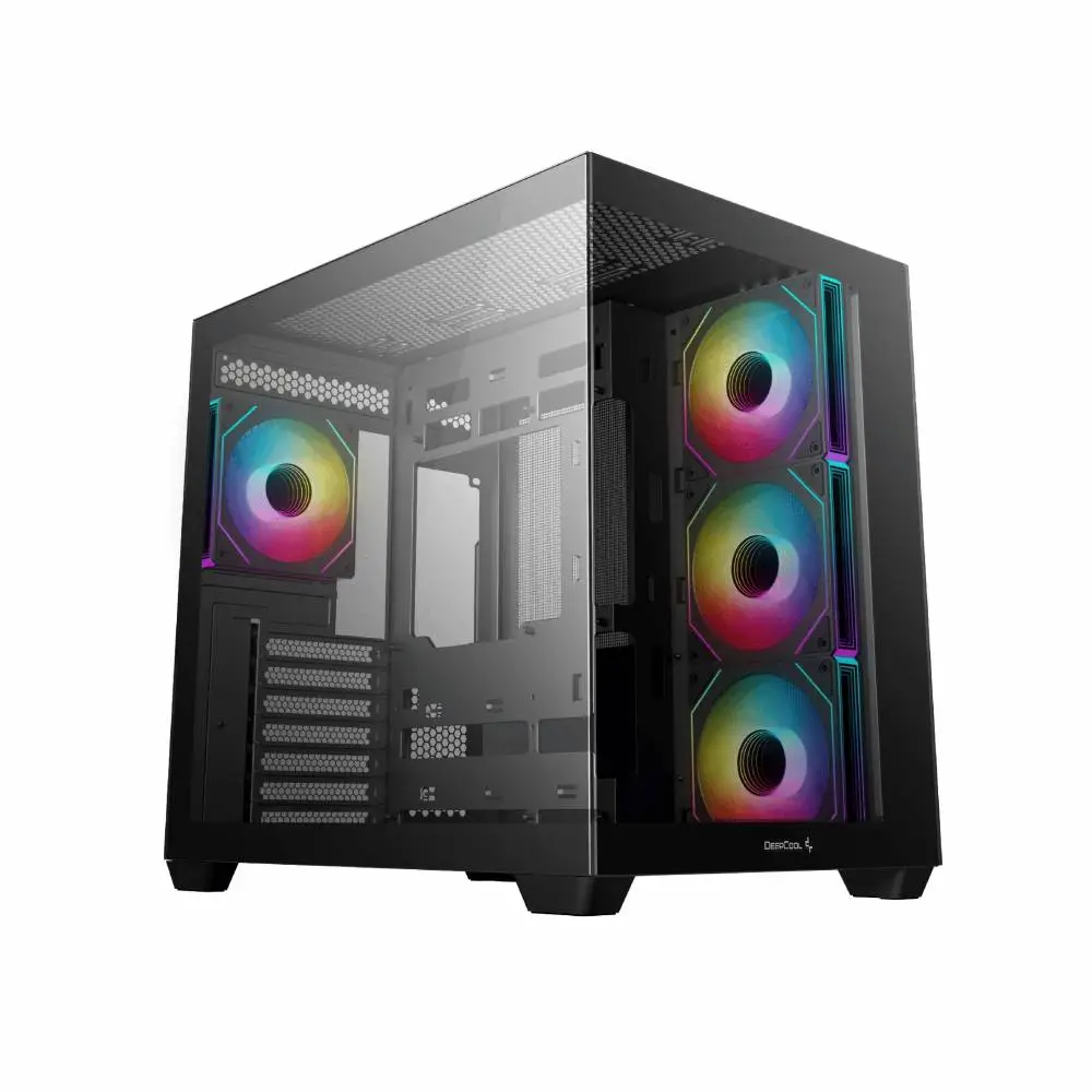 Кутия DeepCool CG530 4F Mid-Tower Show Case 4 x ARGB Fans