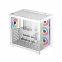 Кутия DeepCool CG530 4F White Mid-Tower Show Case 4 x ARGB Fans