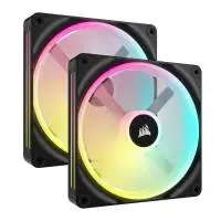 Вентилатори Corsair iCUE LINK QX140 RGB 140mm PWM Dual Fan Kit - CO-9051004-WW