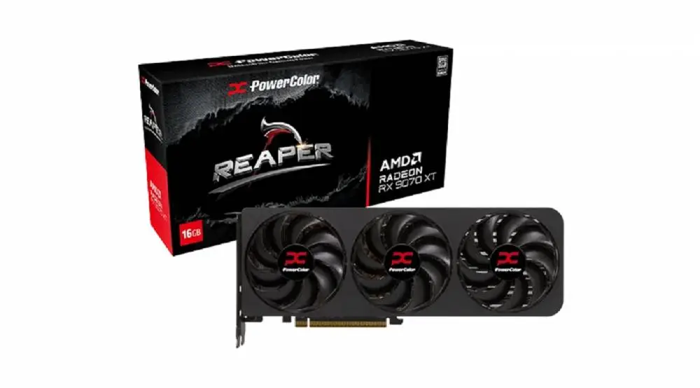 Видео карта PowerColor Radeon RX 9070 XT Reaper 16GB