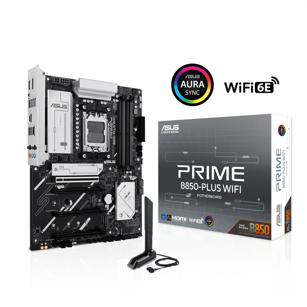 Дънна платка ASUS PRIME B850-PLUS WIFI 6E AM5 - 90MB1L80-M0EAY0
