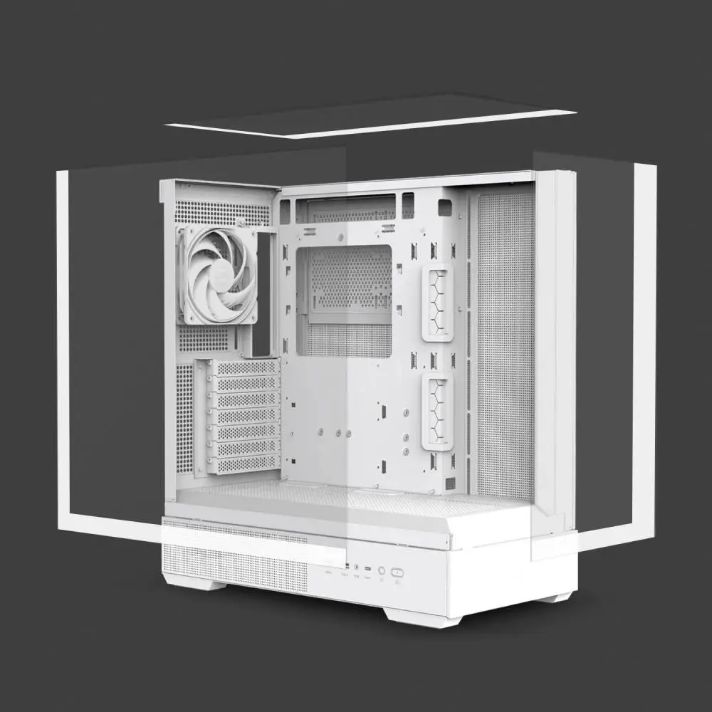 Кутия Zalman P40 Prism White Case ATX