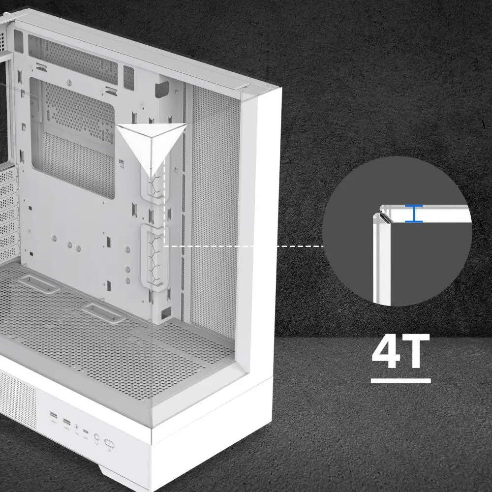Кутия Zalman P40 Prism White Case ATX