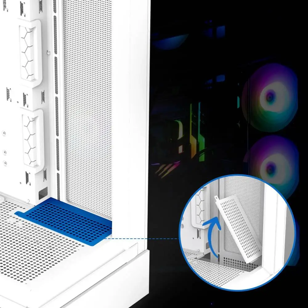 Кутия Zalman P40 Prism White Case ATX