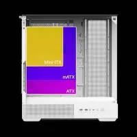 Кутия Zalman P40 Prism White Case ATX