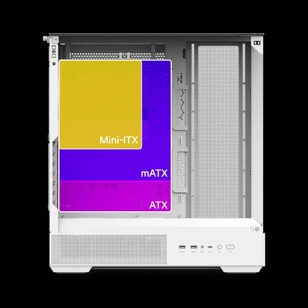 Кутия Zalman P40 Prism White Case ATX