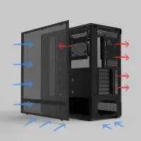 Кутия Zalman P40 Prism Black Case ATX