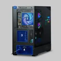 Кутия Zalman P40 Prism Black Case ATX