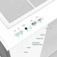 Кутия Zalman P10 White Case mATX
