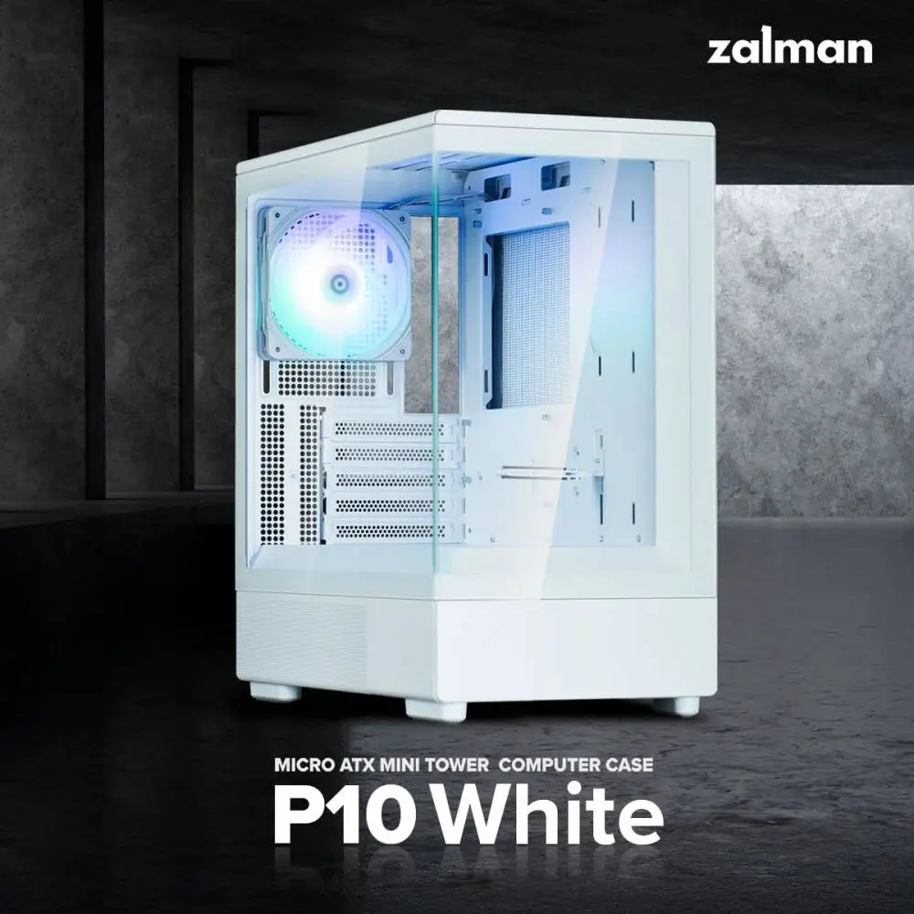 Кутия Zalman P10 White Case mATX