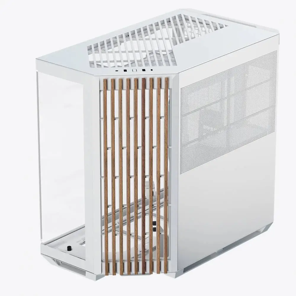 Кутия APNX V1-W - Wood White Case ATX