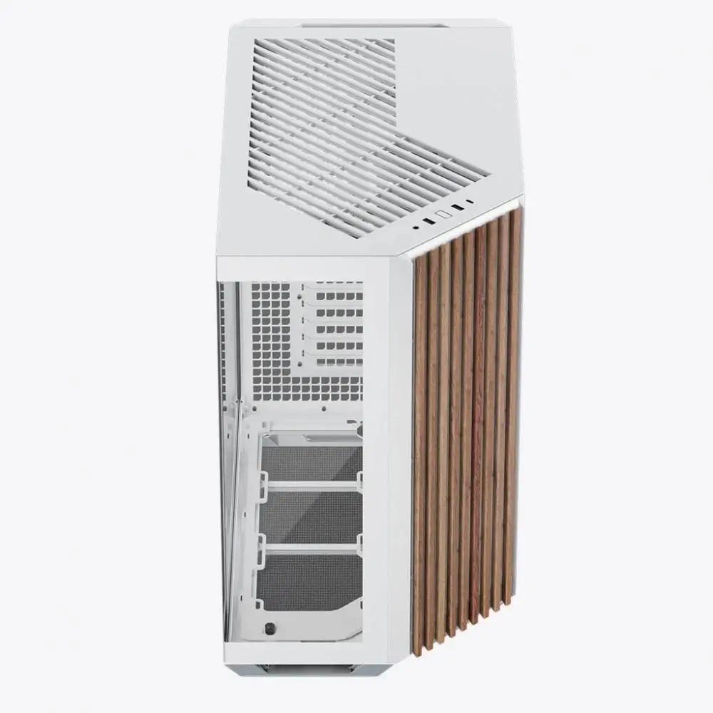 Кутия APNX V1-W - Wood White Case ATX