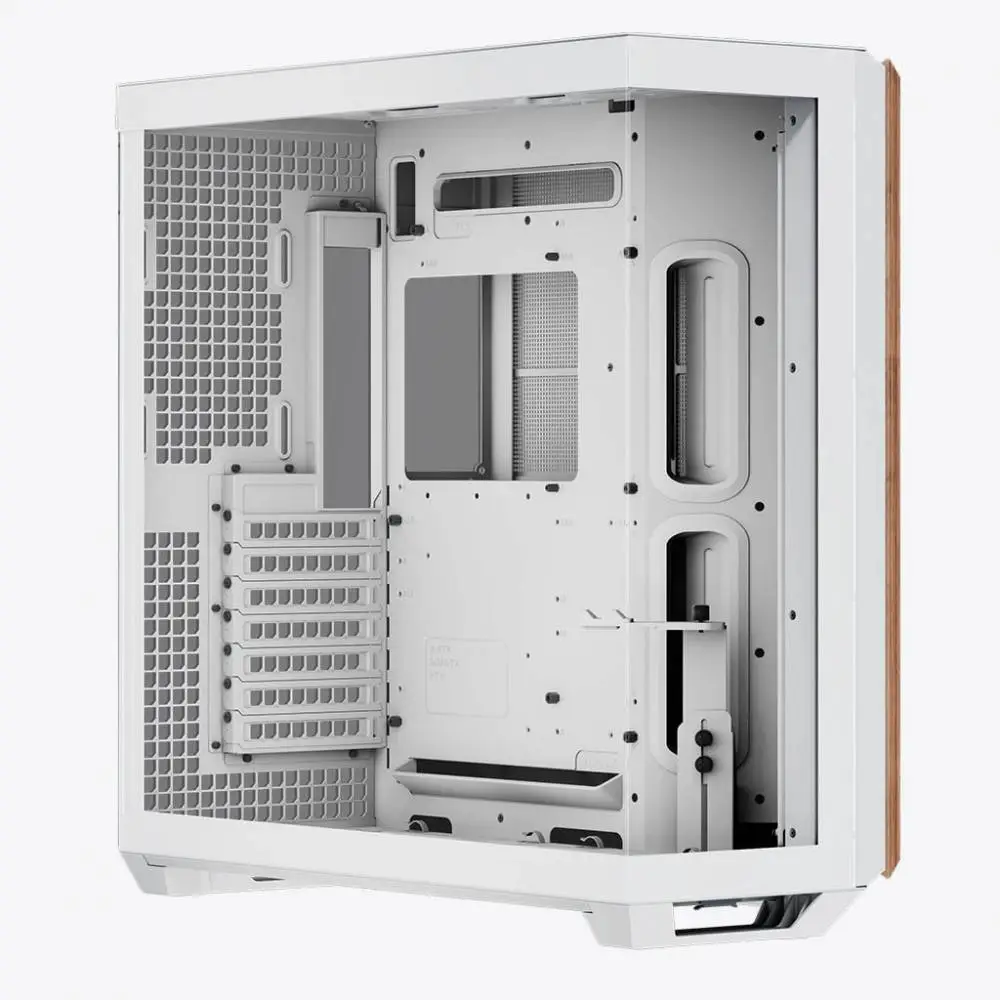 Кутия APNX V1-W - Wood White Case ATX