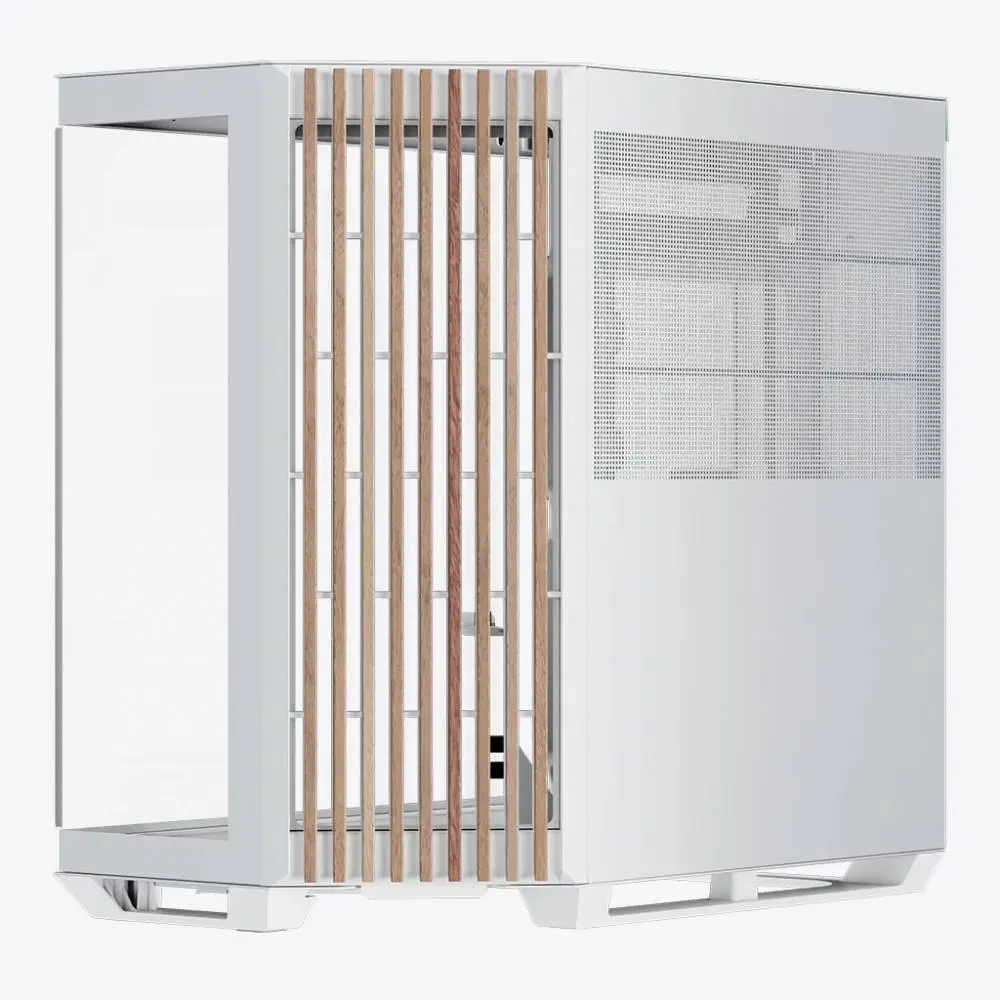 Кутия APNX V1-W - Wood White Case ATX