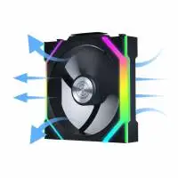 Вентилатор Lian Li UNI FAN SL Wireless ARGB PWM Reverse Blade - 120 mm Черен