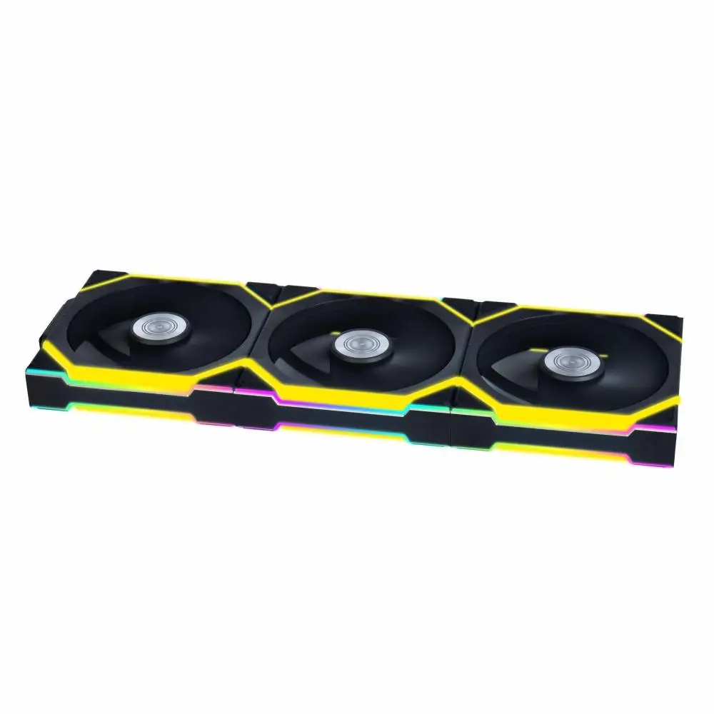 Вентилатори 3бр Lian Li UNI FAN SL Wireless ARGB PWM Reverse Blade - 120 mm Черен + Контролер