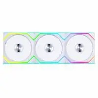 Вентилатори 3бр Lian Li UNI FAN SL Wireless ARGB PWM Reverse Blade - 120 mm Бели + Контролер