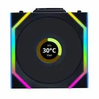 Вентилатори 3бр Lian Li UNI FAN SL Wireless LCD Reverse Blade ARGB PWM - 120 mm Черни