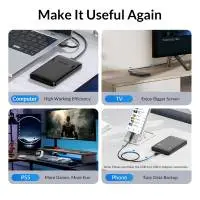 Orico кутия за диск Storage - Case - 2.5 inch USB-C - 2577C3-V1-BK