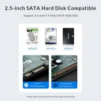 Orico кутия за диск Storage - Case - 2.5 inch USB-C - 2577C3-V1-BK