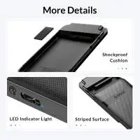 Orico кутия за диск Storage - Case - 2.5 inch USB-C - 2577C3-V1-BK