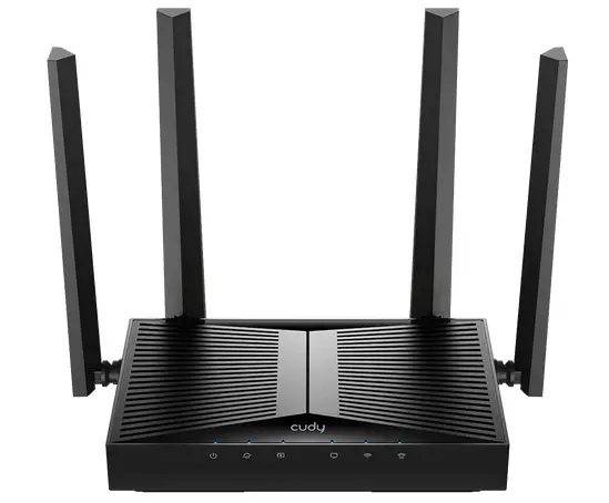 Безжичен рутер Cudy WR3600H, 1&times; 2.5GbE, 4&times; GbE, 2882 Mbps + 688 Mbps, 3.6 Gbps, Dual-Band Wi-Fi 7 ,  VPN Server and Client, 10/100/1000