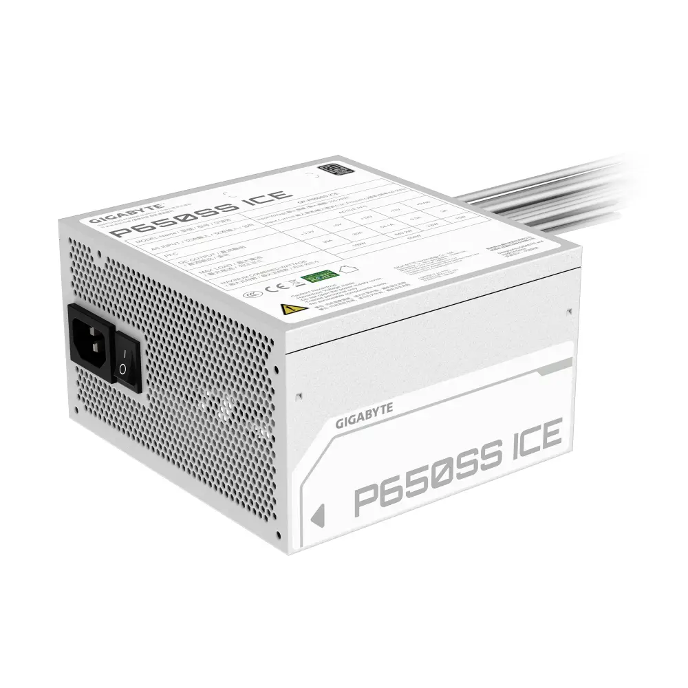 Захранване Gigabyte P650SS ICE 650W 80 Plus Silver ATX 3.1 PSU