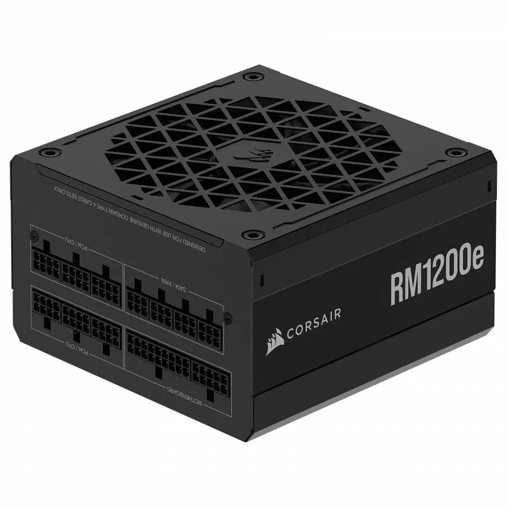 Захранване Corsair RM1200e (2025) 1200W 80 Plus Gold ATX 3.1, PCIe 5.1 Fully Modular PSU - CP-9020258-EU