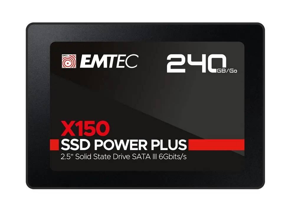 Диск SSD EMTEC X150 240GB 2.5" SATAIII 6Gb/s 3D NAND - ECSSD240GX150