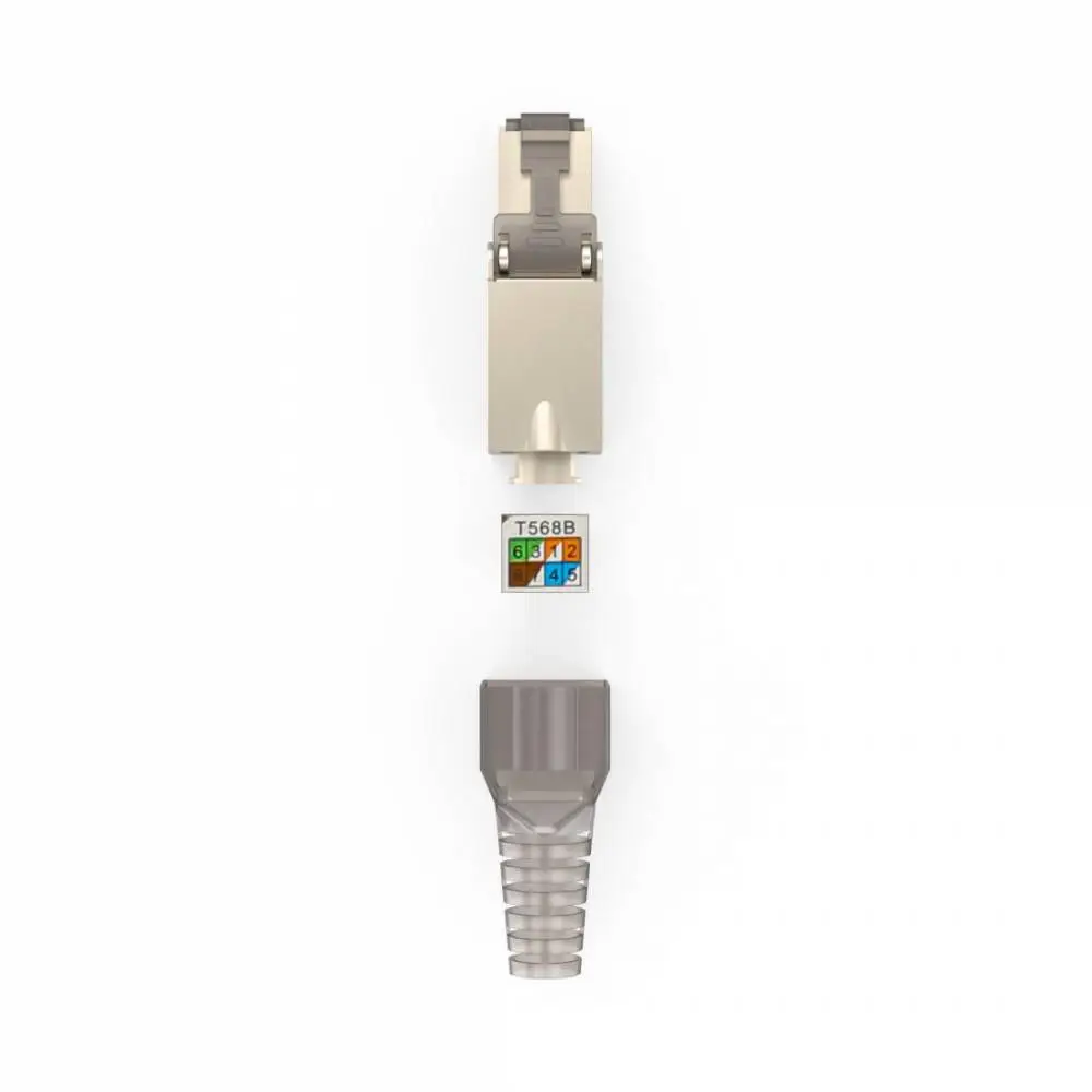 HAMA Комплект мрежови конектори, CAT 6a, 10 Gbit/s, екраниран, инсталиране без инструменти, 5 бр