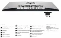 Монитор Dell UltraSharp U2725QE, 27", UHD 4K 3840x2160, 120Hz, HDR600, USB Type-C, sRGB 100%  