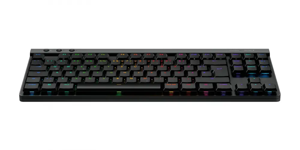 Безжична геймърска клавиатура Logitech G515 Lightspeed TKL Wireless Gaming Black, TACTILE - 920-014074 