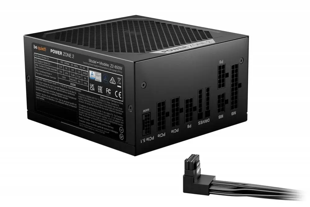 Захранване be quiet! POWER ZONE 2 850W 80 Plus Platinum ATX 3.1 PSU - BP007EU