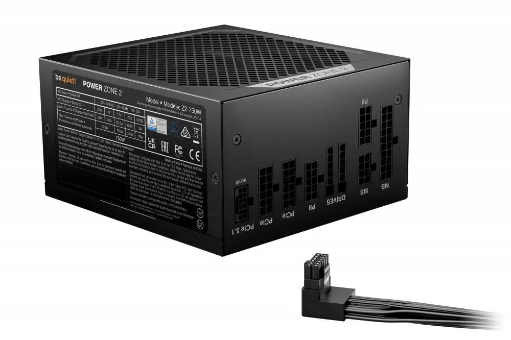 Захранване be quiet! POWER ZONE 2 750W 80 Plus Platinum ATX 3.1 PSU - BP006EU