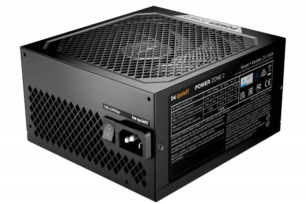 Захранване be quiet! POWER ZONE 2 750W 80 Plus Platinum ATX 3.1 PSU - BP006EU