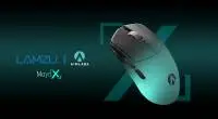Lamzu професионална геймърска мишка MAYA X 8K - Wireless Gaming Mouse - Aimlabs Edition