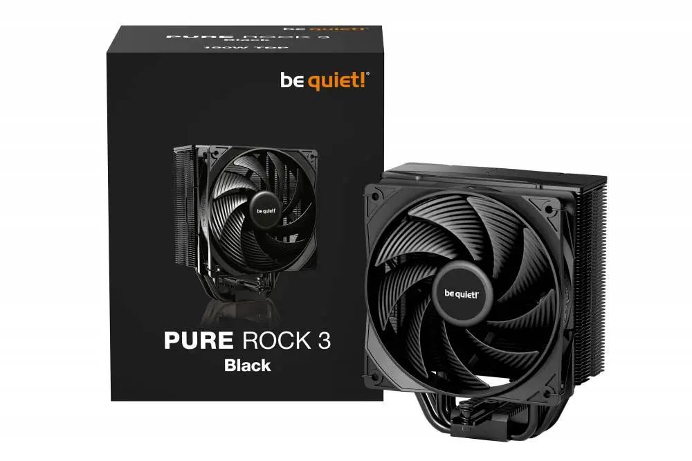 Охладител за процесор be quiet! Pure Rock 3 Black CPU Cooler - BK039 