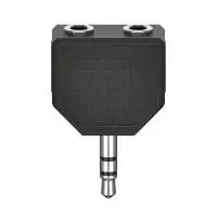 HАМА Аудио адаптер, 3.5 mm жак - 2 x 3.5 mm жак женско, стерео