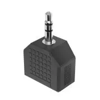 HАМА Аудио адаптер, 3.5 mm жак - 2 x 3.5 mm жак женско, стерео