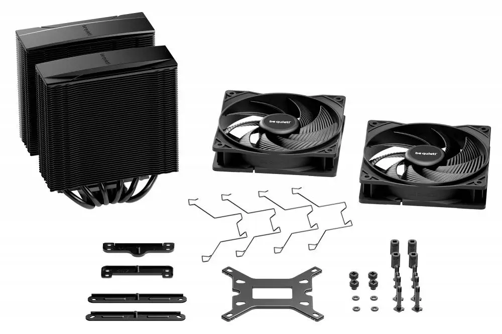 Охладител за процесор be quiet! Pure Rock Pro 3 Black Dual-Tower CPU Cooler - BK042