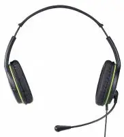 Genius слушалки с микрофон Headset HS-400A - 3.5 mm, Mic, Black/Green