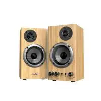 Genius тонколони Speakers 2.0 - SP-HF520BT - 20W RMS, Bluetooth, 3D Surround, Pine Wood