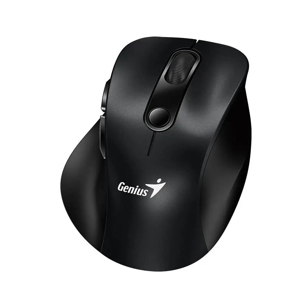 Genius безжина безшумна мишка Wireless Silent Mouse Ergo 9000S - Silent, Bluetooth, 2.4G, Black